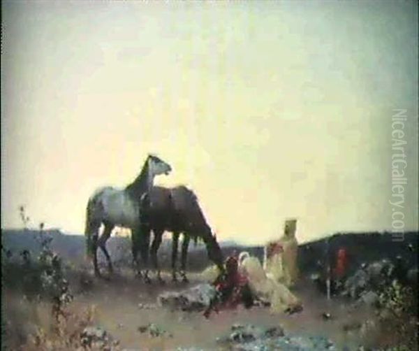 Araber Mit Pferden - view 1