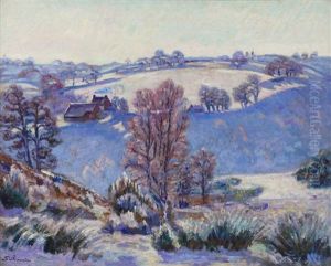 Woman With Dog by Armand Guillaumin