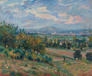 Woman With Dog by Armand Guillaumin