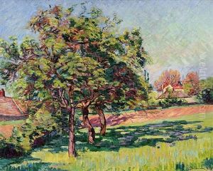 Woman With Dog by Armand Guillaumin