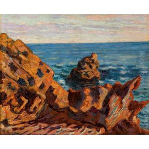 Pointe De La Baumette, Agay by Armand Guillaumin (Fils)