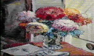 Vase De Dahlias by Armand Guillaumin (Fils)