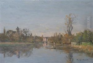 Spring Afternoon by Jean Baptiste Antoine Guillemet