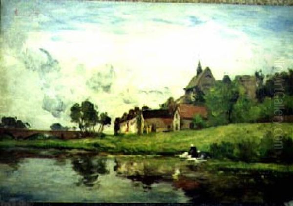 Washer Women By A River - view 1