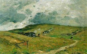 A Village In Brittany by Jean Baptiste Antoine Guillemet