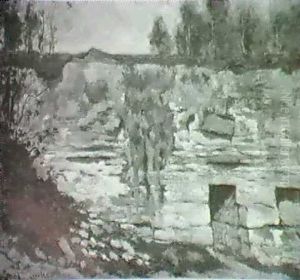 Ruine In Wiesenlandschaft
