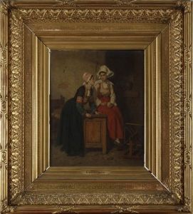 La Confidente by Alexandre Marie Guillemin