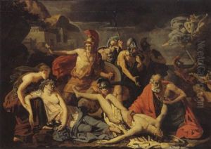 La Mort D'hippolyte, Suivant Le Recit De Theramene by Alexandre Charles Guillemot