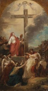 Sainte Helene Decouvrant La Vraie Croix by Guillaume Guillon-Lethiere