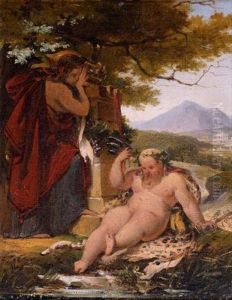 L'ivresse De Silene by Guillaume Guillon-Lethiere