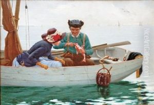 Animation Pres De La Basilique De Lisieux by Alfred Guillou