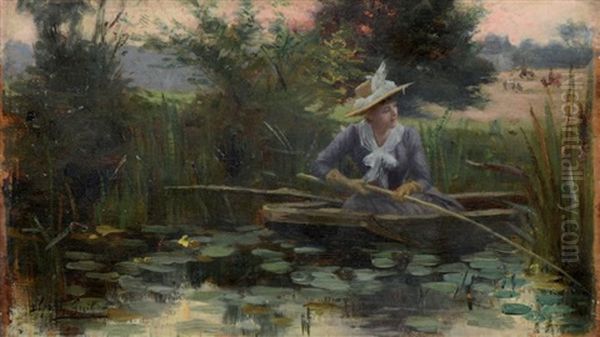 Jeune Femme A La Barque - view 1
