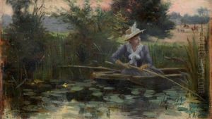 Jeune Femme A La Barque