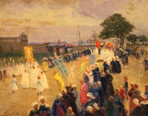La Procession Devant La Ville Close