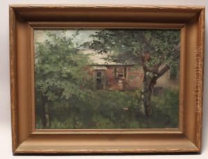 A Cottage Nestled In The Woods by Mary Baker