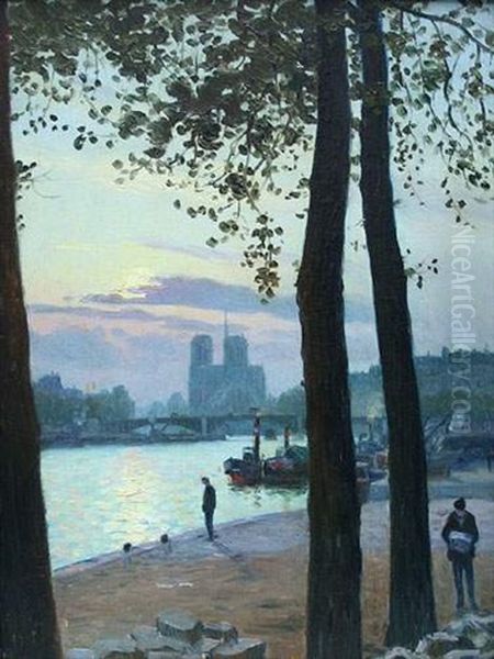 Vue De La Seine Et Notre-dame De Paris - view 1
