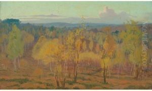 Bois De Montmorency Au Printemps by Charles Victor Guilloux