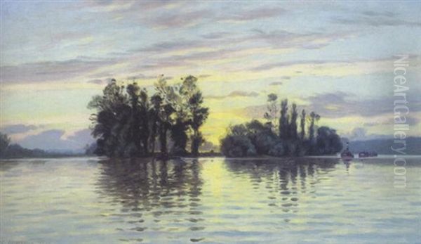 Coucher Du Soleil A Herblay - view 1