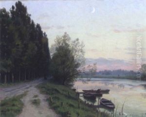 Fruher Morgen An Der Marne
