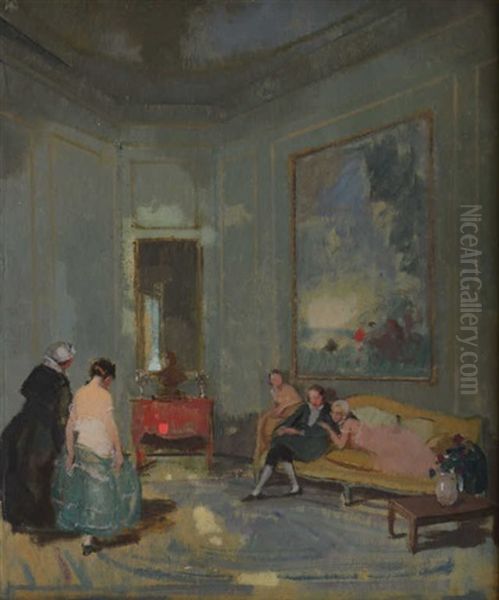 L'entrevue Au Salon - view 1