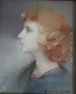 Portrait De Femme by Lucien Victor Guirand De Scevola