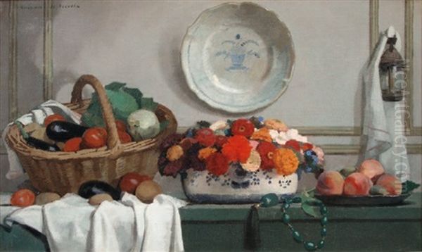 Nature Morte Aux Fleurs Et Aux Fruits - view 1