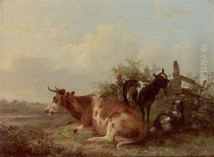 Landscape With Cattle by Pieter Jan Guise