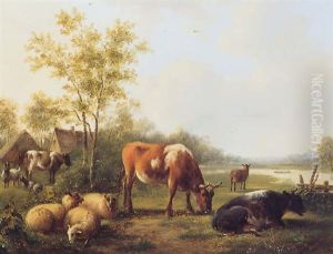 Landschap Met Vee by Pieter Jan Guise