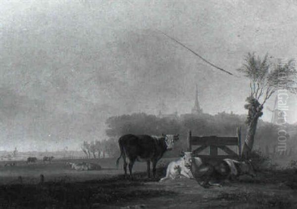 Cows In A Meadow - view 1