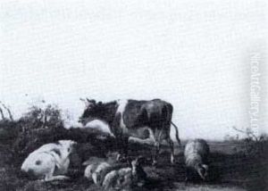 Landscape With Cattle by Pieter Jan Guise