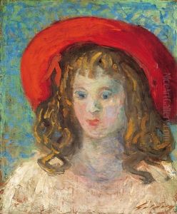Young Girl In Red Hat