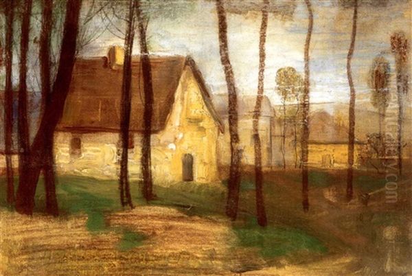 Falu Vege Osszel (end Of The Village In Autumn) - view 1