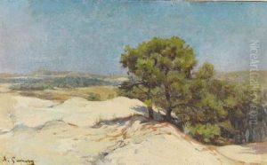 Les Dunes by Adolphe Ernest Gumery