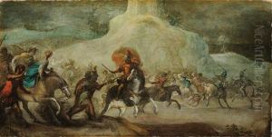 Battle Scene by Matthias Gundelach