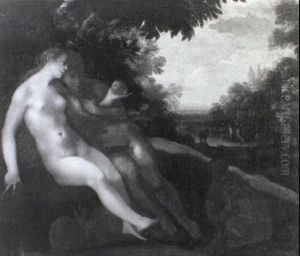 Adam Und Eva Im Paradies by Matthias Gundelach