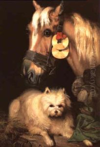 Zwei Freunde by Carl (Hermann) Gunther