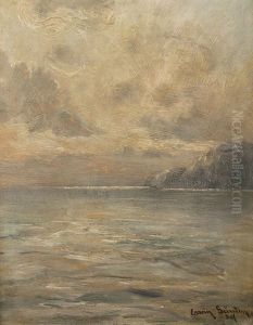 Abend An Der Kuste by Erwin Carl Wilhelm Guenther