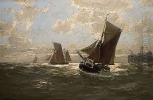Segelschiffe An Der Mole