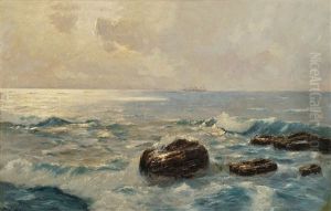 Meeresbrandung by Erwin Carl Wilhelm Guenther
