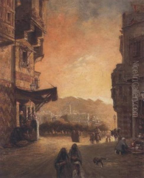 A Street In Cairo - view 1