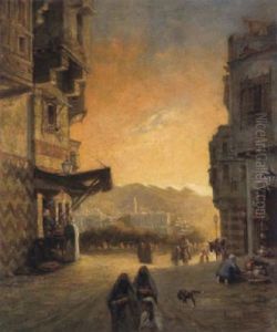 Partie In Kairo by Erwin Carl Wilhelm Guenther