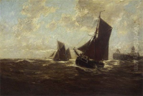Sailing Vessels Setting Out - view 1