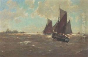 Winde Bei Ostende by Erwin Carl Wilhelm Guenther