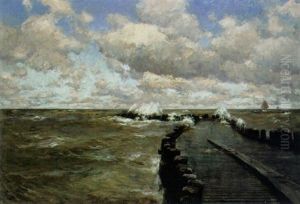 Seelandschaft Mit Buhne Seelandschaft Mit Buhne