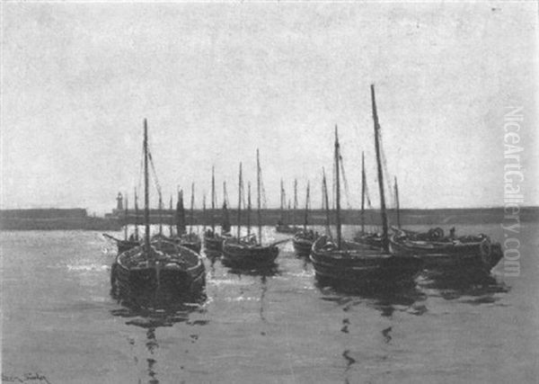 Abendstille Im Fischerhafen - view 1