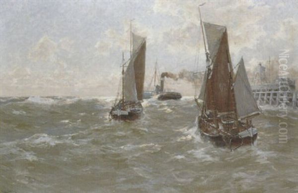 Hafenausfahrt Von Ostende - view 1