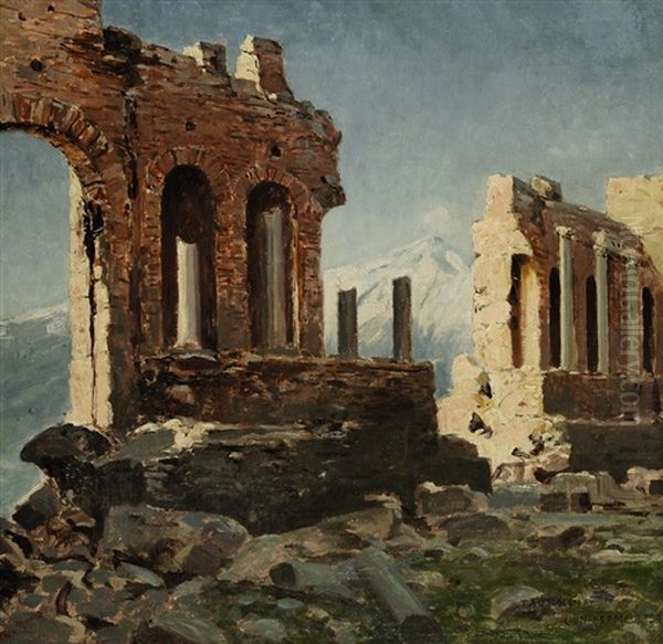 Die Ruinen Von Taormina - view 1