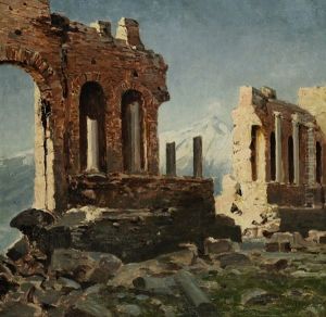 Die Ruinen Von Taormina by Meltzer Guenther