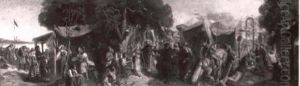Friedrich Barbarossa Auf Dem Reichs- Und Volksfeste Zu Mainz 1184 by Otto Edmund Gunther