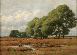 Sheep Grazing by Otto Guenther-Naumburg